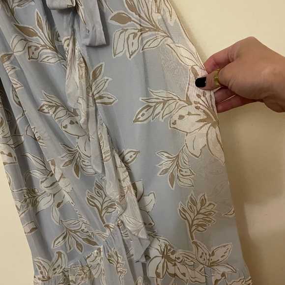 KATE and LILY WRAP MIDI SHORTSLEEVE DRESS. - Picture 9 of 10